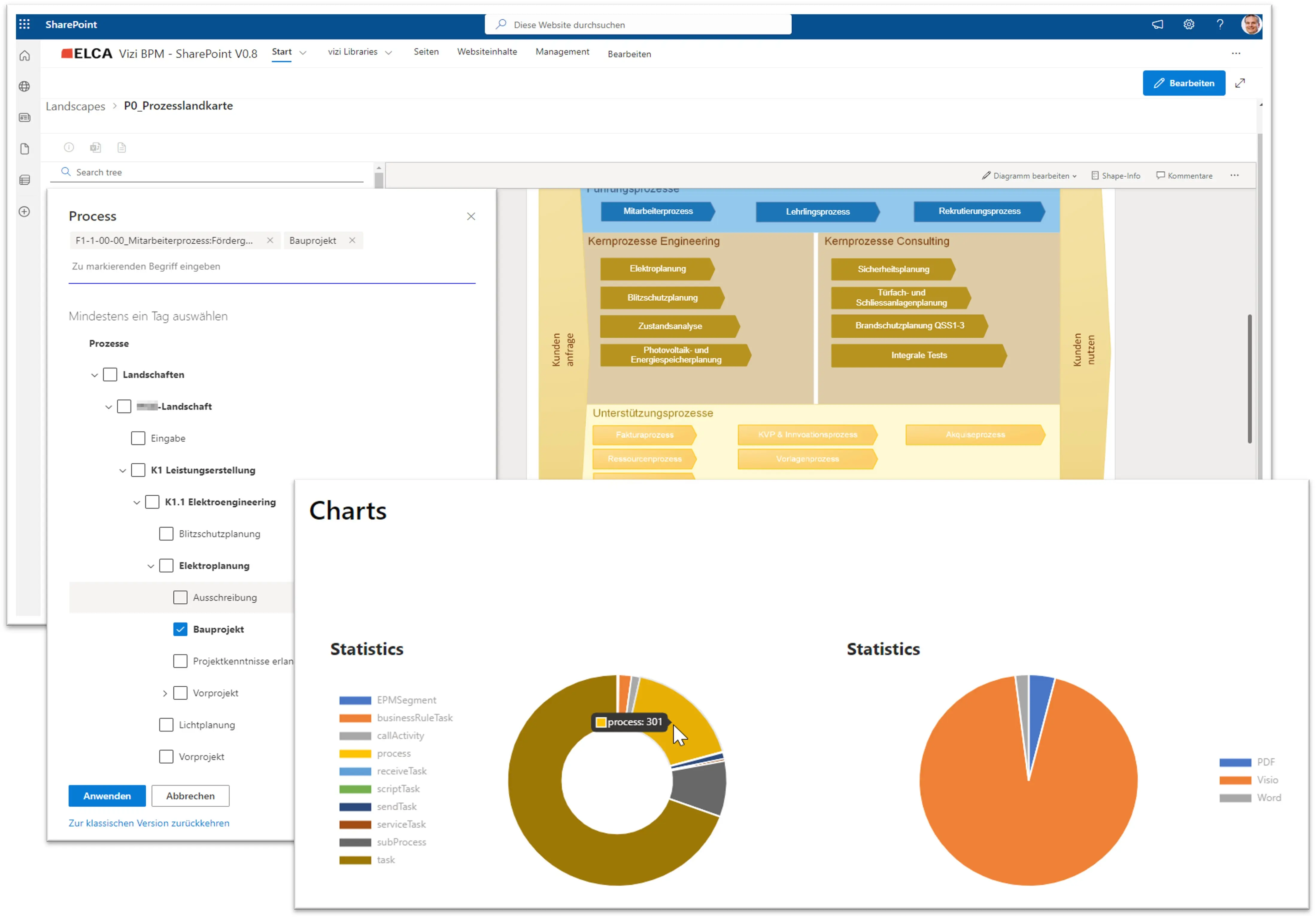 Vizi BPM Module Vizi O365 Integration (SharePoint Teams) web